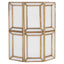 Wall lamp Amara brass antique