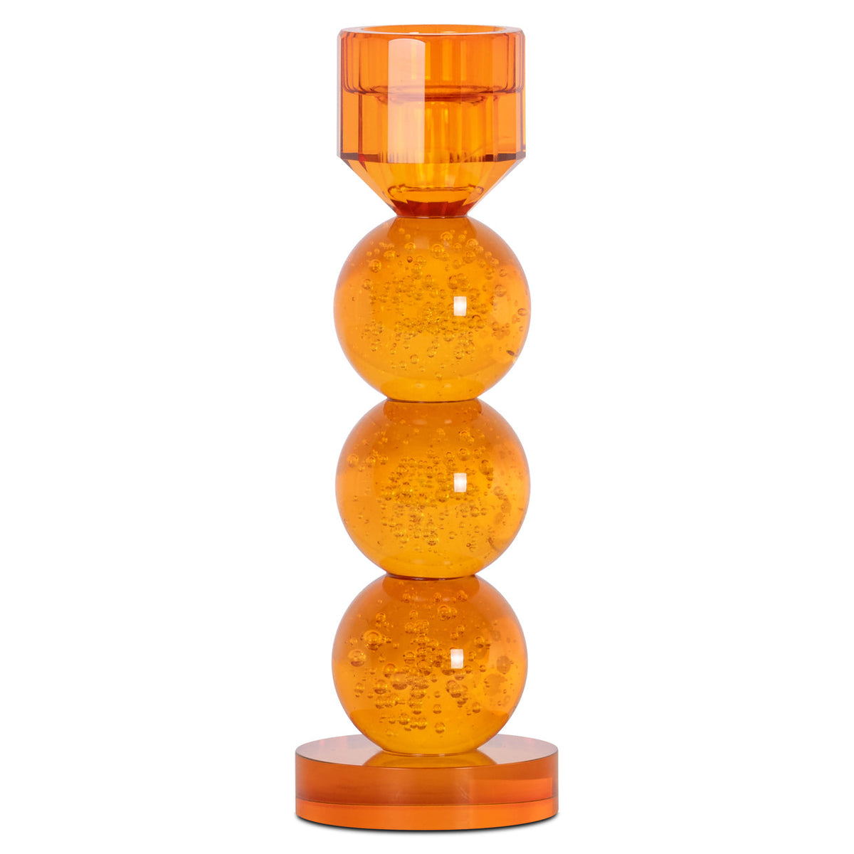 Candle holder Raylan orange small