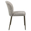 Dining chair Stacker  earth tweed fire retardant (Set of 2)