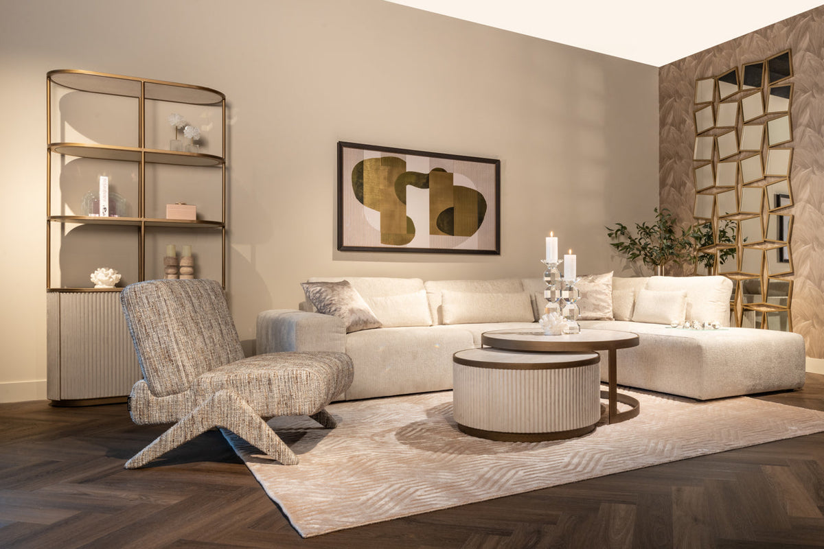 Candle holder Safia clear transparent large