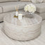 Celeste Round Neutral Marble Effect Coffee Table