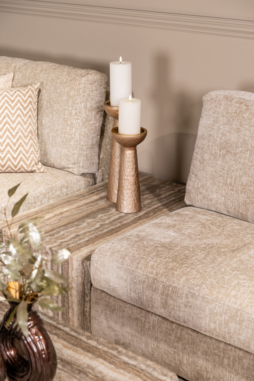 Sofa element Dulce grey coffee table