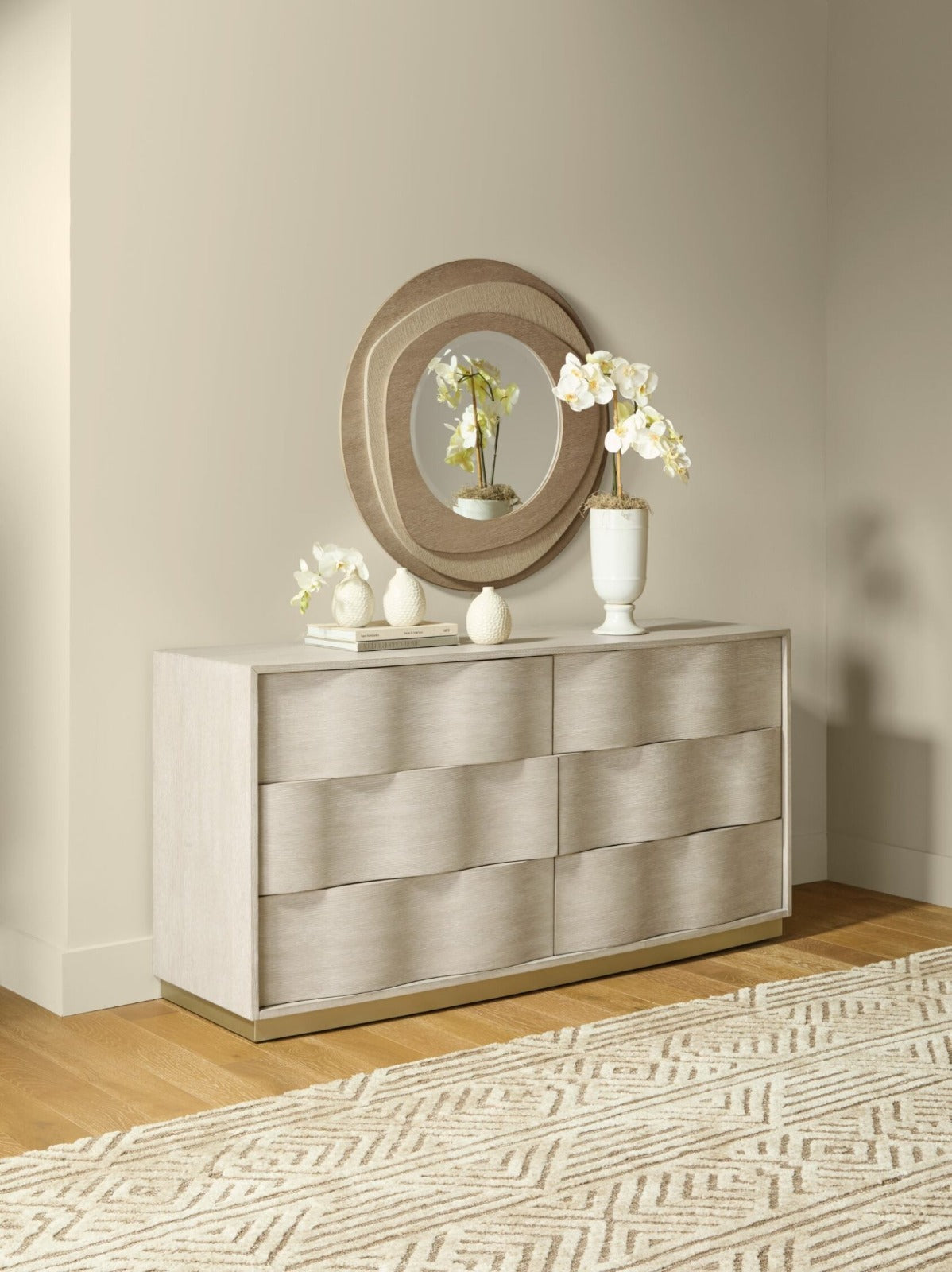 Coastal Breeze Round Mirror