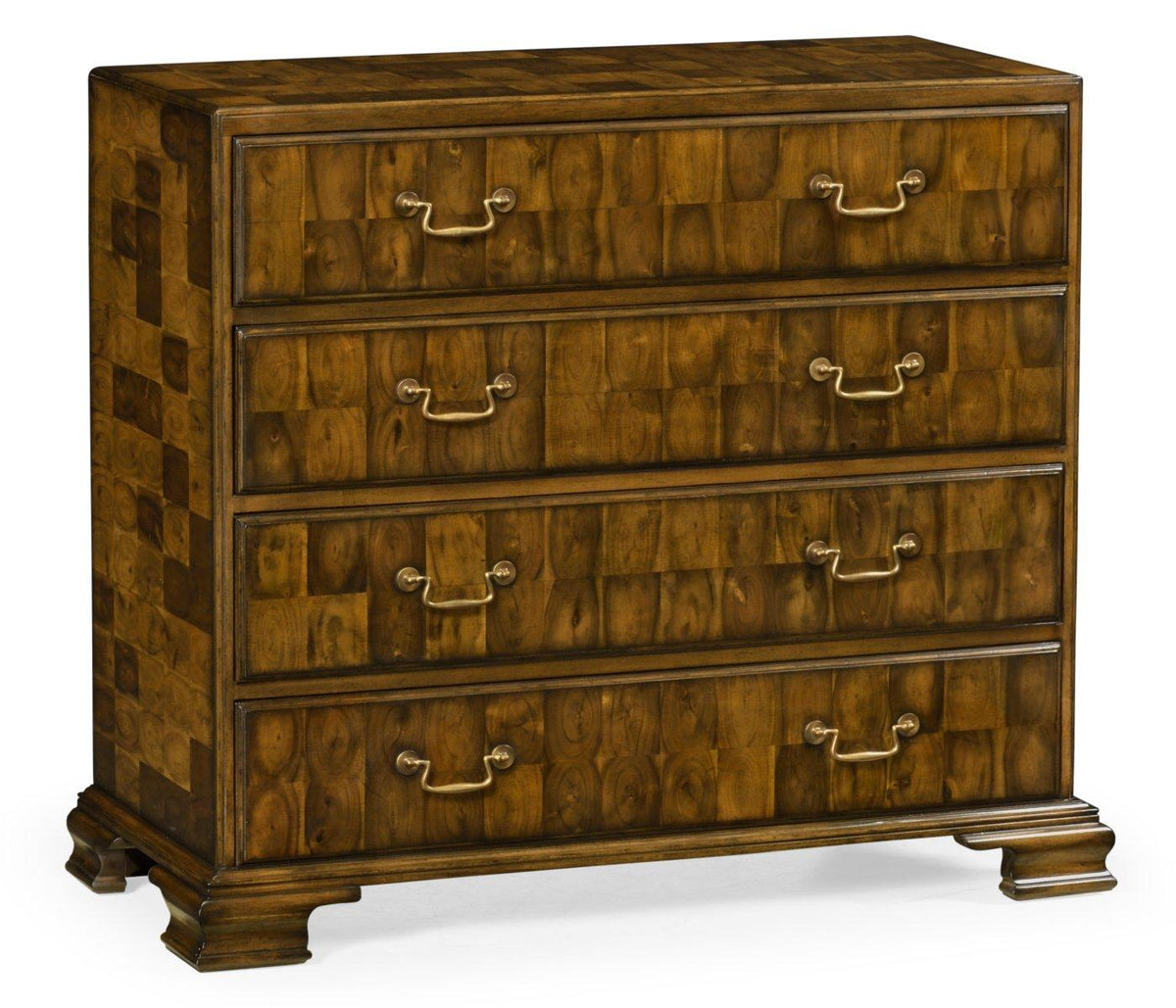 Chest of Drawers Chippendale Honey Walnut