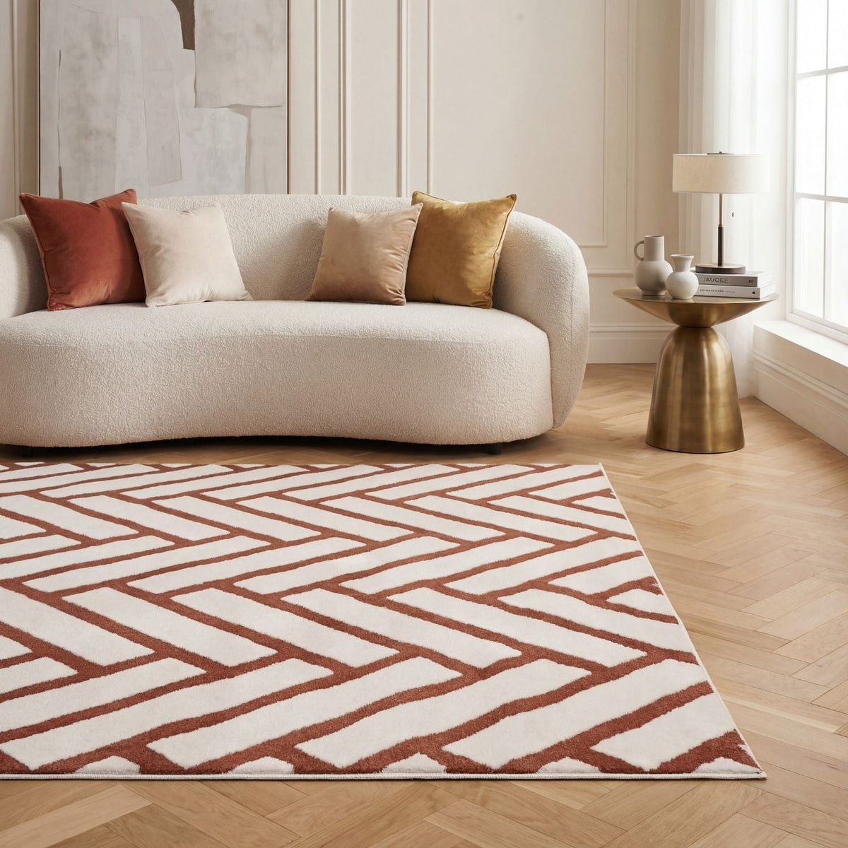 Loft Chevron Terra Rug