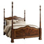 Chippendale Four Poster Bed in Mahogany - UK Super King