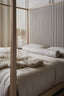 Pinstripe Light US Queen Size Divan Bed Set