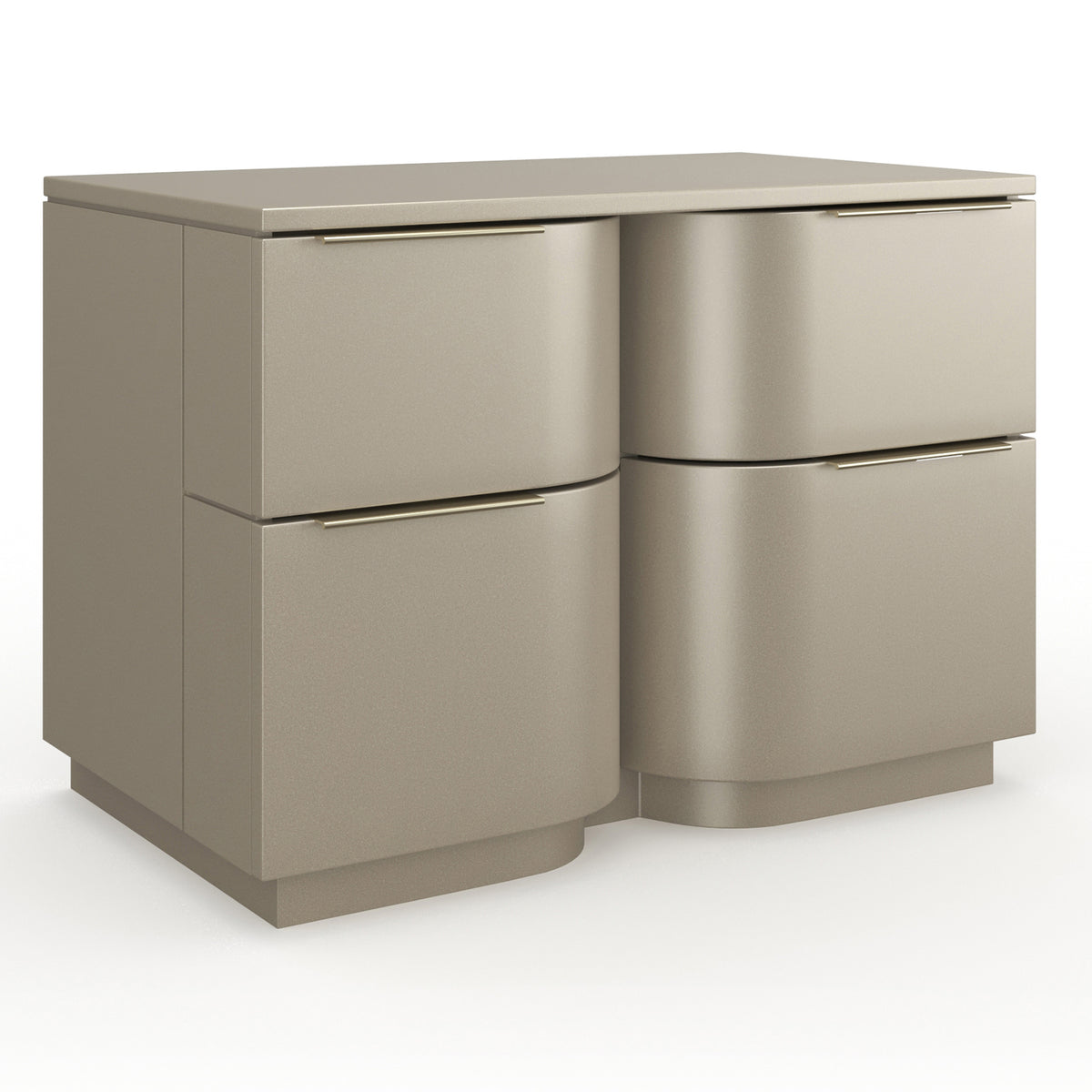 Oblique Large Bedside Table