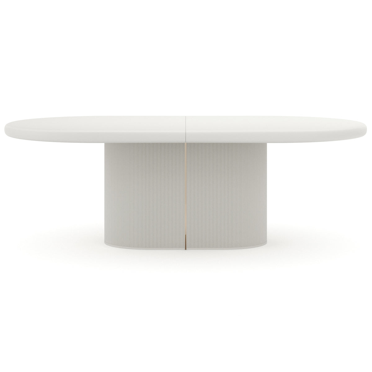 Love Extending Dining Table in Matte Pearl