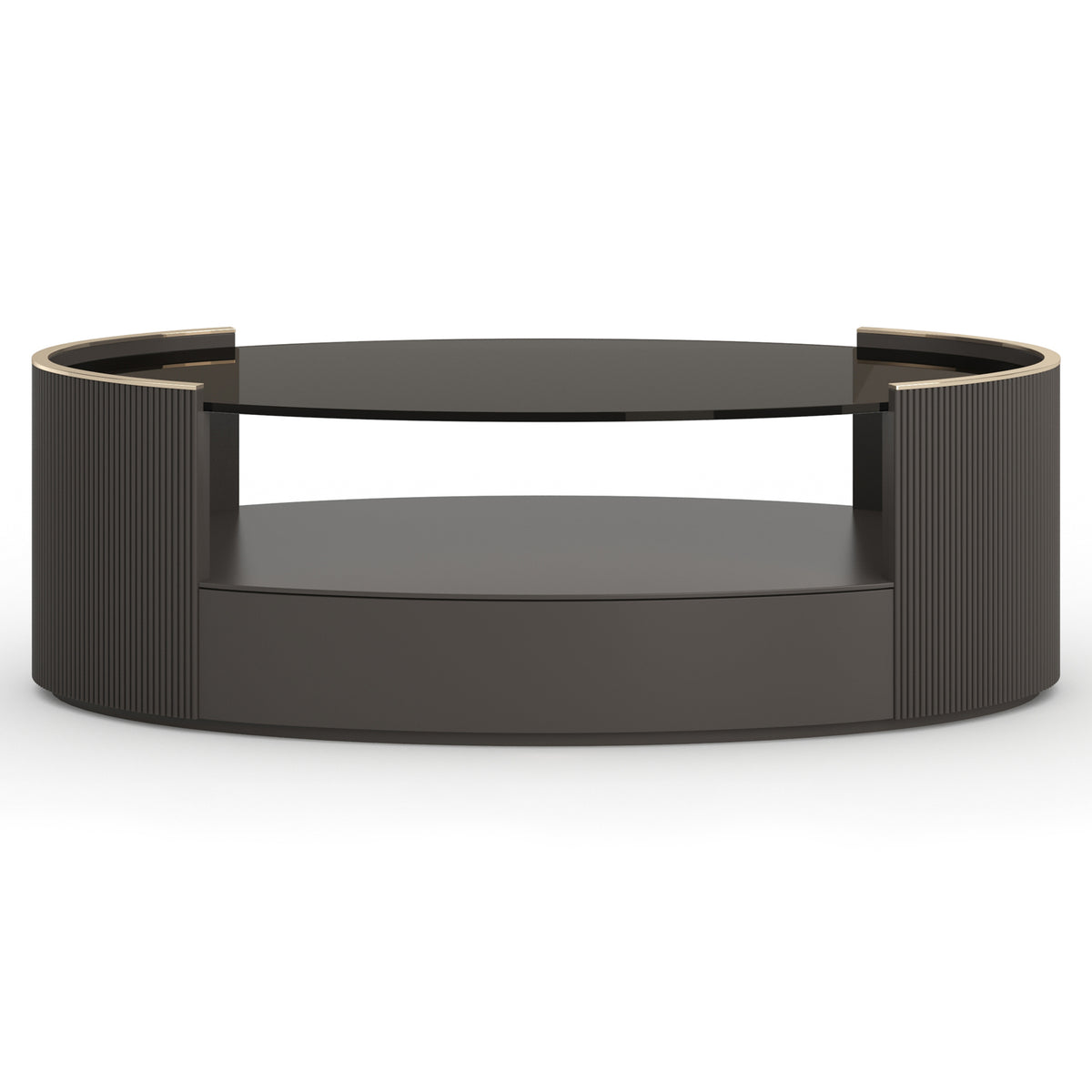 Love Oval Coffee Table in Dark Chocolate