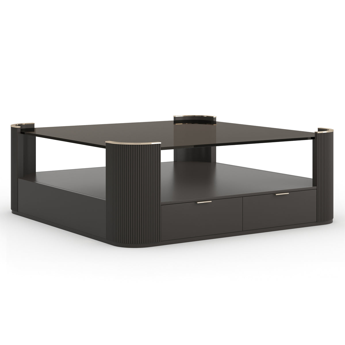 Love Square Coffee Table in Dark Chocolate