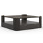 Love Square Coffee Table in Dark Chocolate