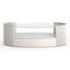 Love Oval Coffee Table in Matte Pearl