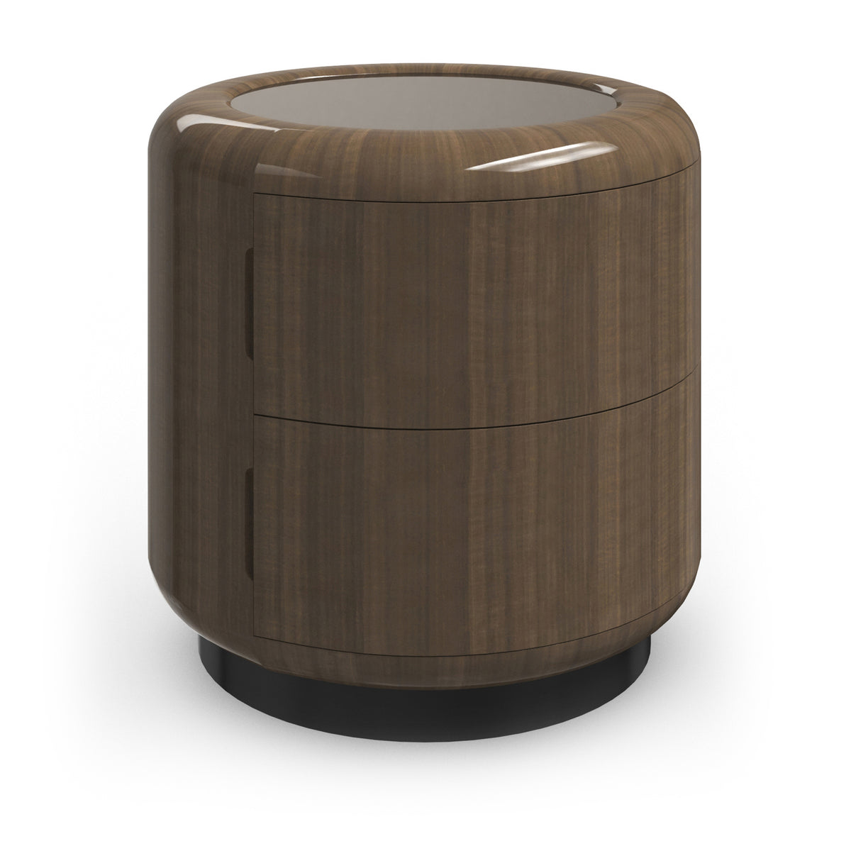 Gelee Round Accent Table in Caramello