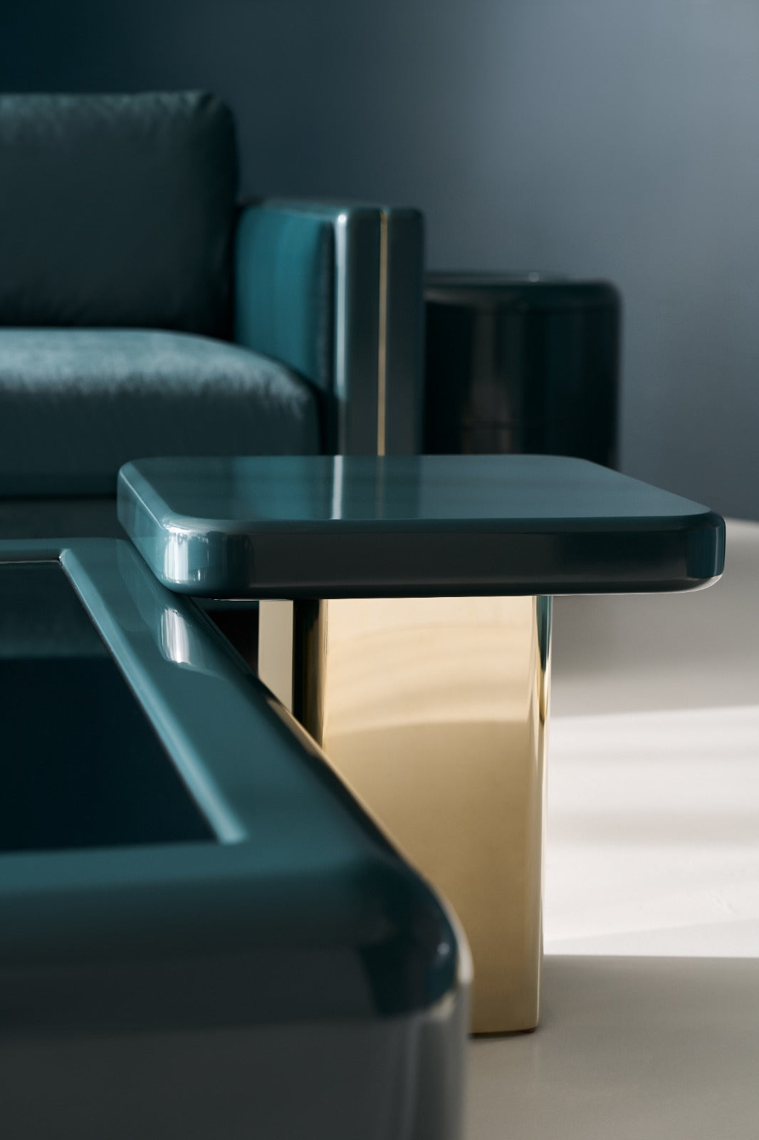 Gelee Square Accent Table in Apatite