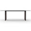Pinstripe Dark Slatted Dining Table 213cm