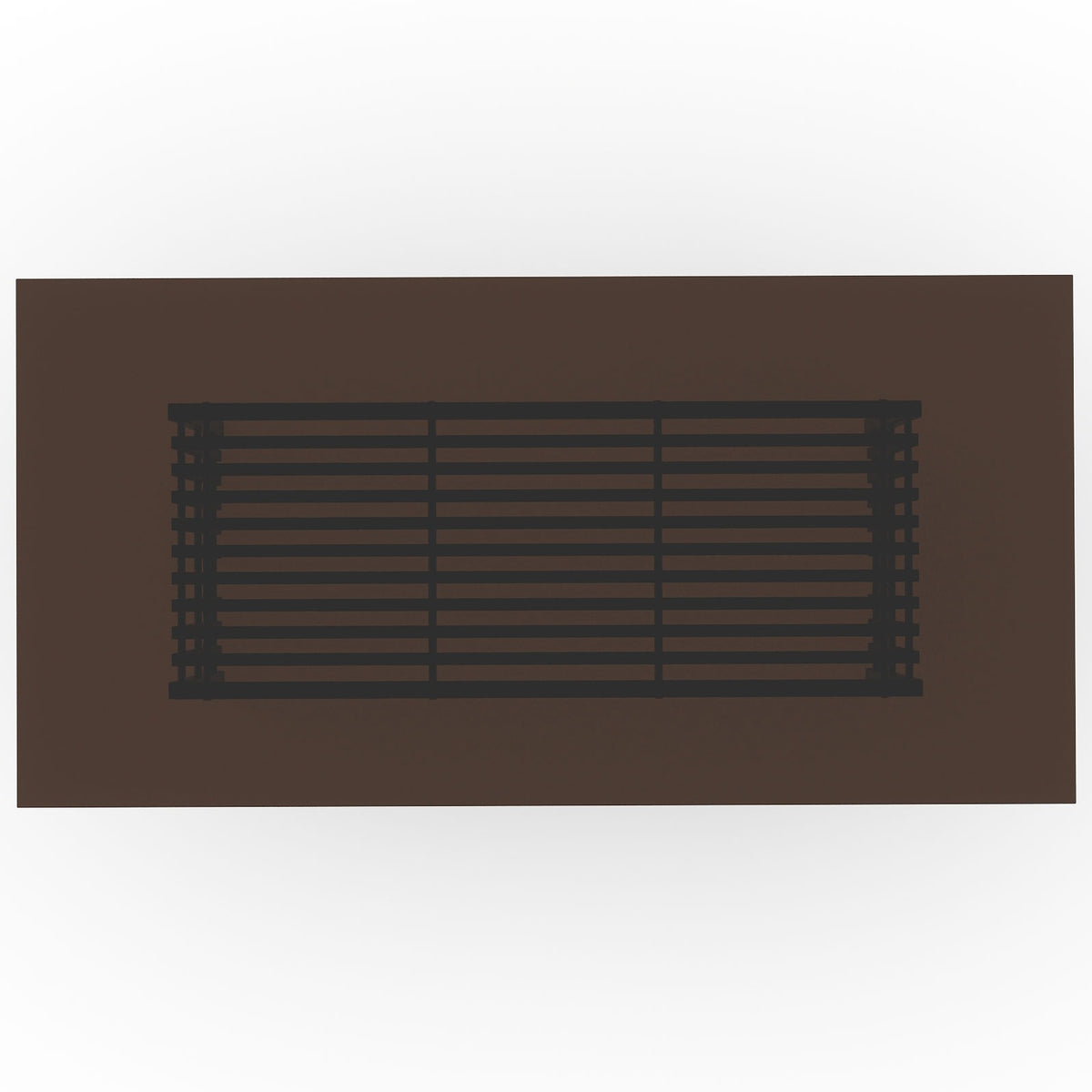 Pinstripe Dark Slatted Dining Table 213cm