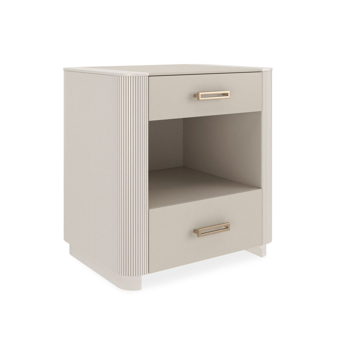 Love-Ly! Small Bedside Table in Matte Pearl