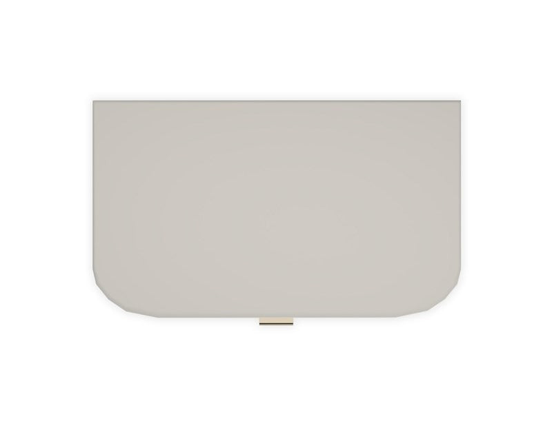 True Love Bedside Table in Matte Pearl - Large