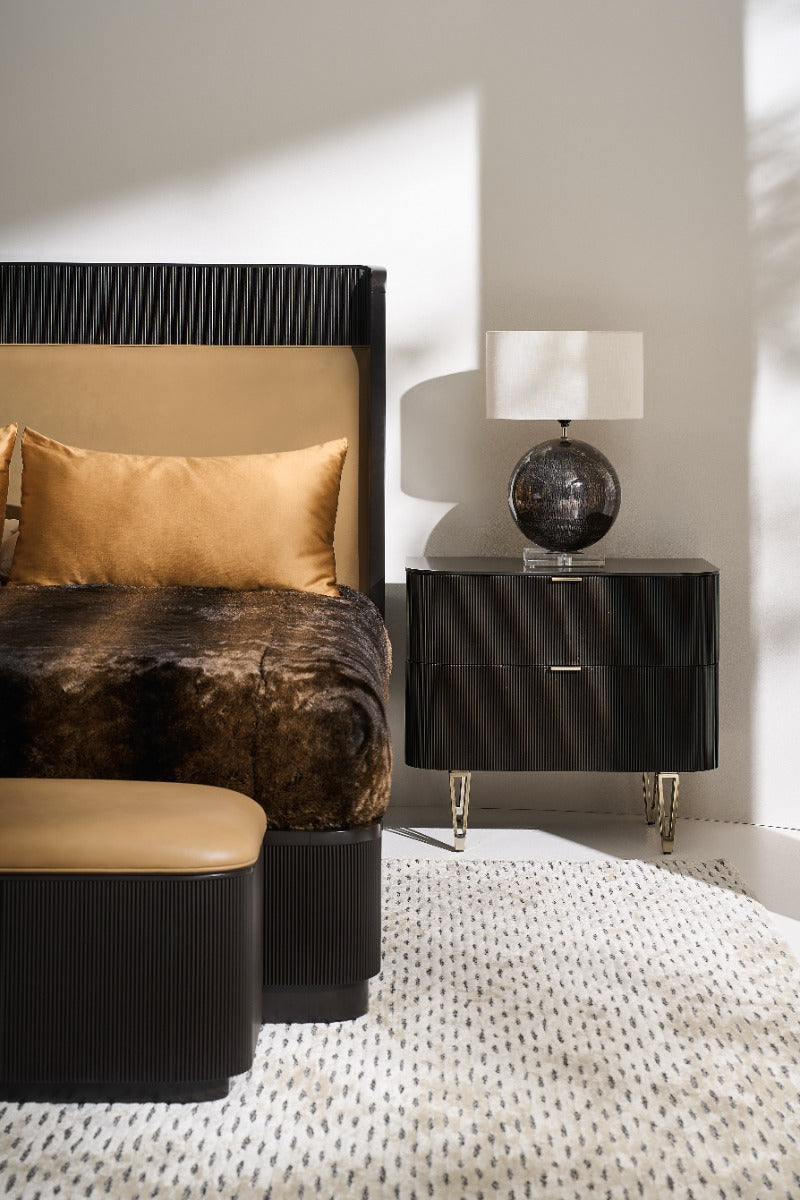 Large True Love Bedside Table in Dark Chocolate