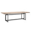 Wish You Were Here Dining Table - Deep Bronze and Sandstone Top