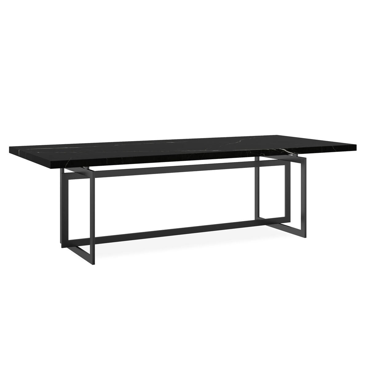 Wish You Were Here Dining Table - Deep Bronze and Nero Marguia Marble Top