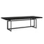 Wish You Were Here Dining Table - Deep Bronze and Nero Marguia Marble Top