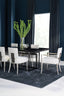 Wish You Were Here Dining Table - Deep Bronze and Nero Marguia Marble Top