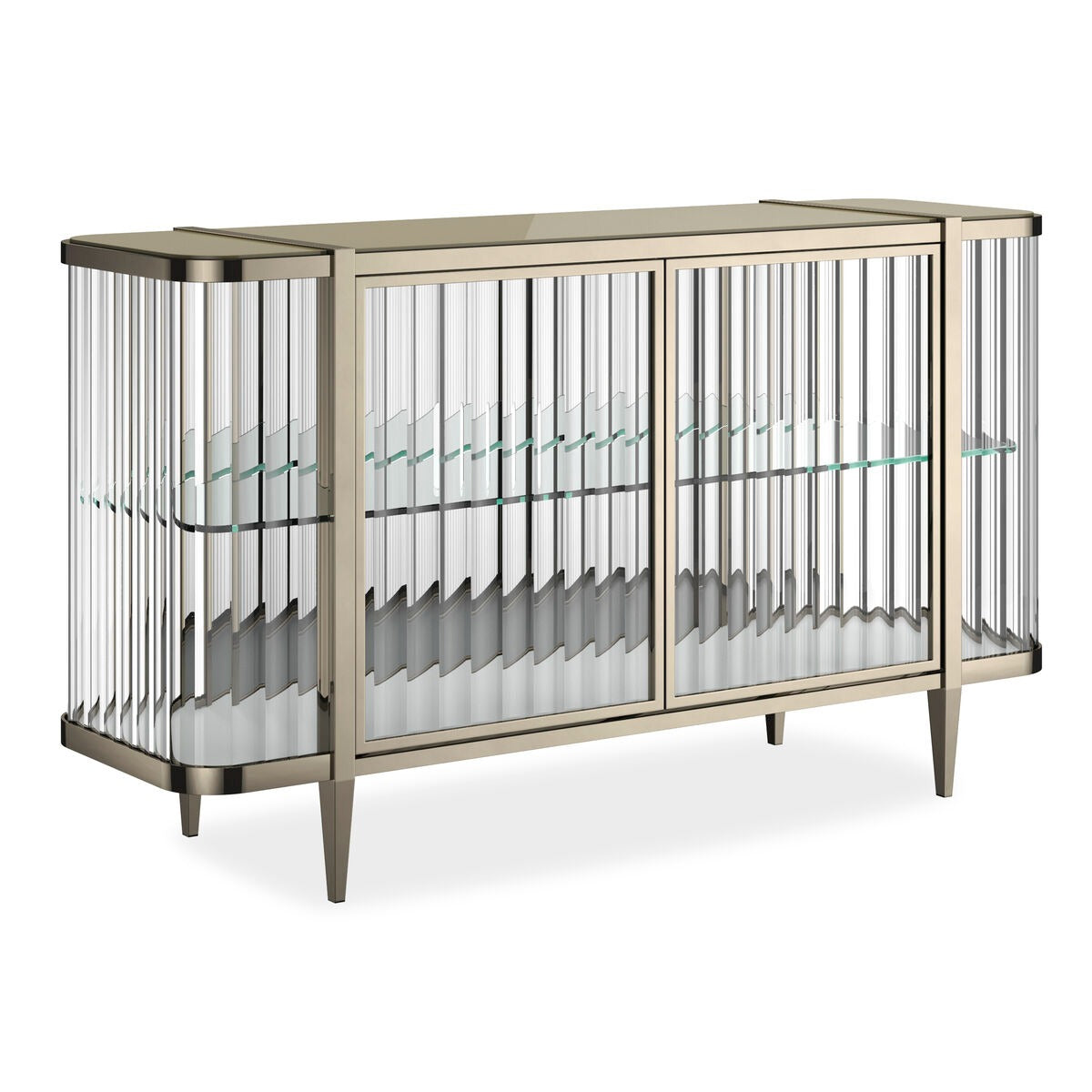 Stop And Stare Cabinet in Gold