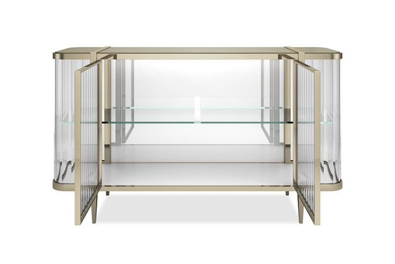 Stop And Stare Cabinet in Gold