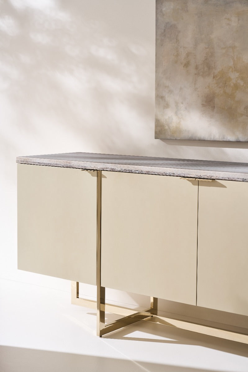 Wish You Were Here Media Cabinet in Pearl