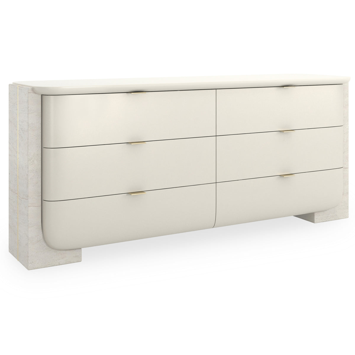 Overlap Chest of Drawers in Light