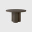Column Round Dining Table 132cm Macchiato