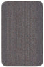 Washable Bordered Dark Grey Rug | 110D