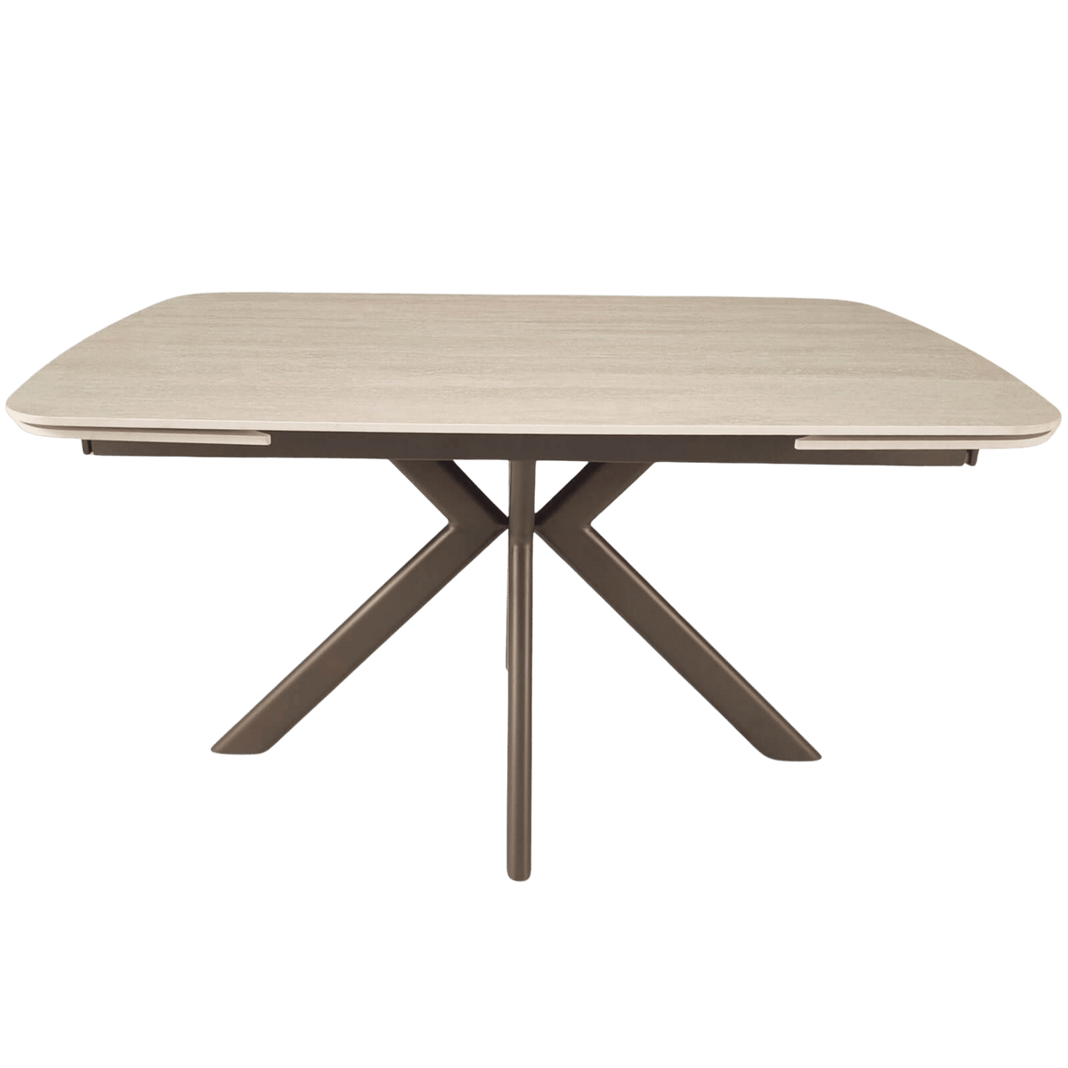 Cote Extending Dining Table in Travertine Ceramic - 140-200cm