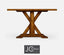 Console Table Rustic - Country Walnut