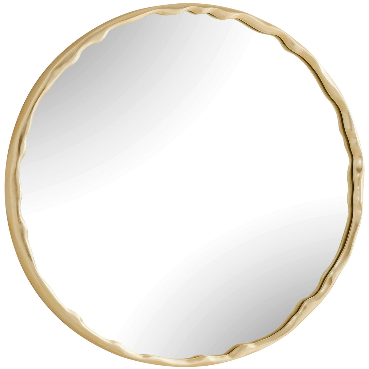 Crinkle Round Mirror