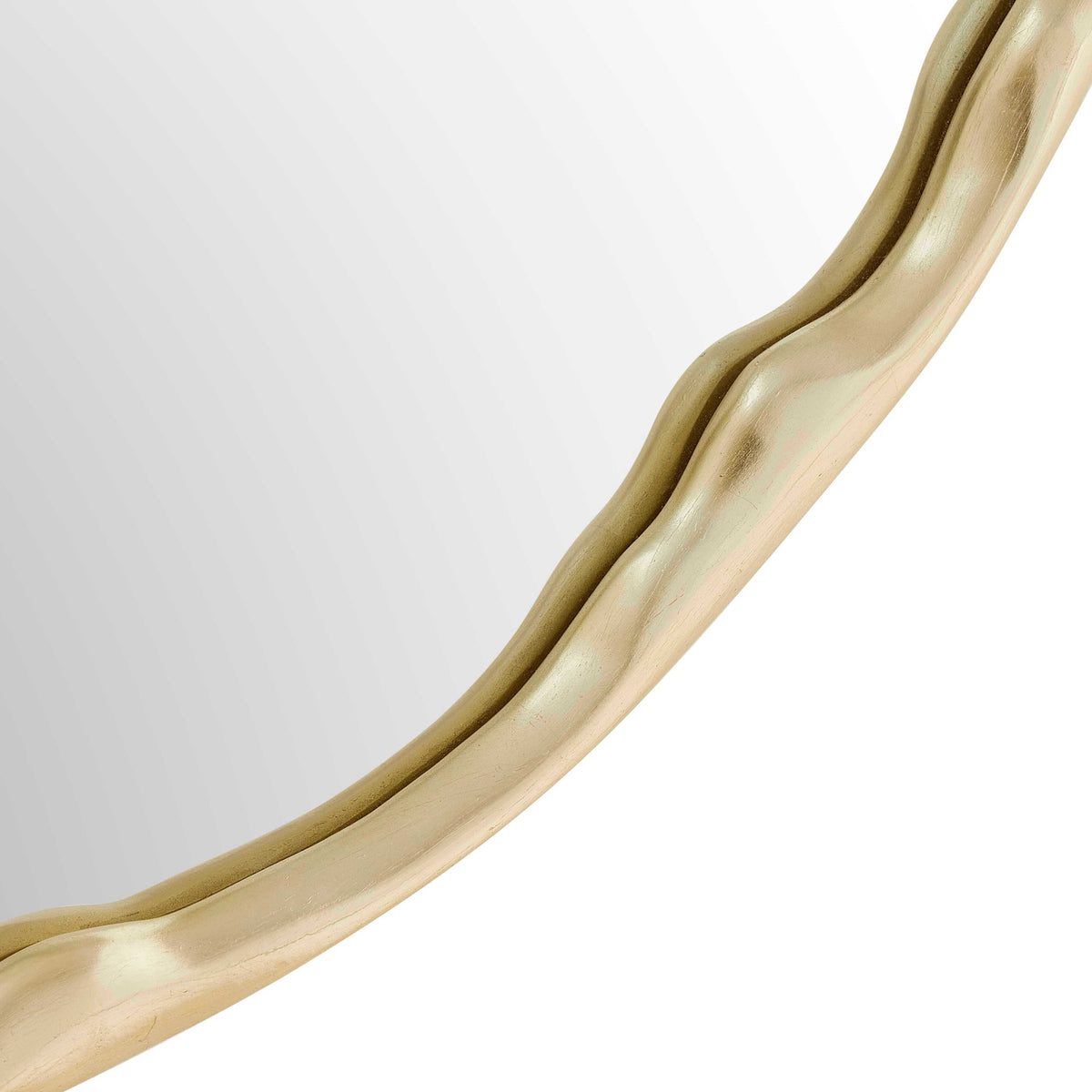 Crinkle Round Mirror
