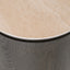 Nightstand Nando brown 2-drawers