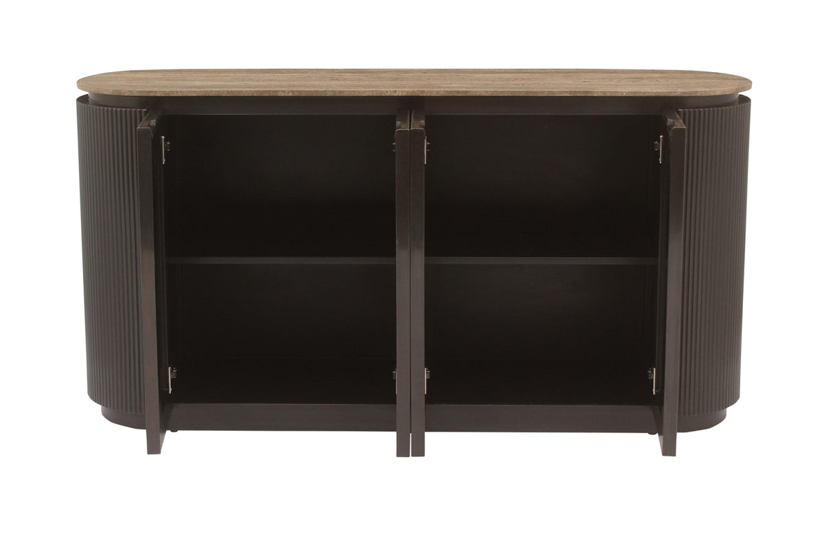 Sideboard Russo brown 4-doors