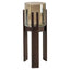 Hurricane light Paige walnut small