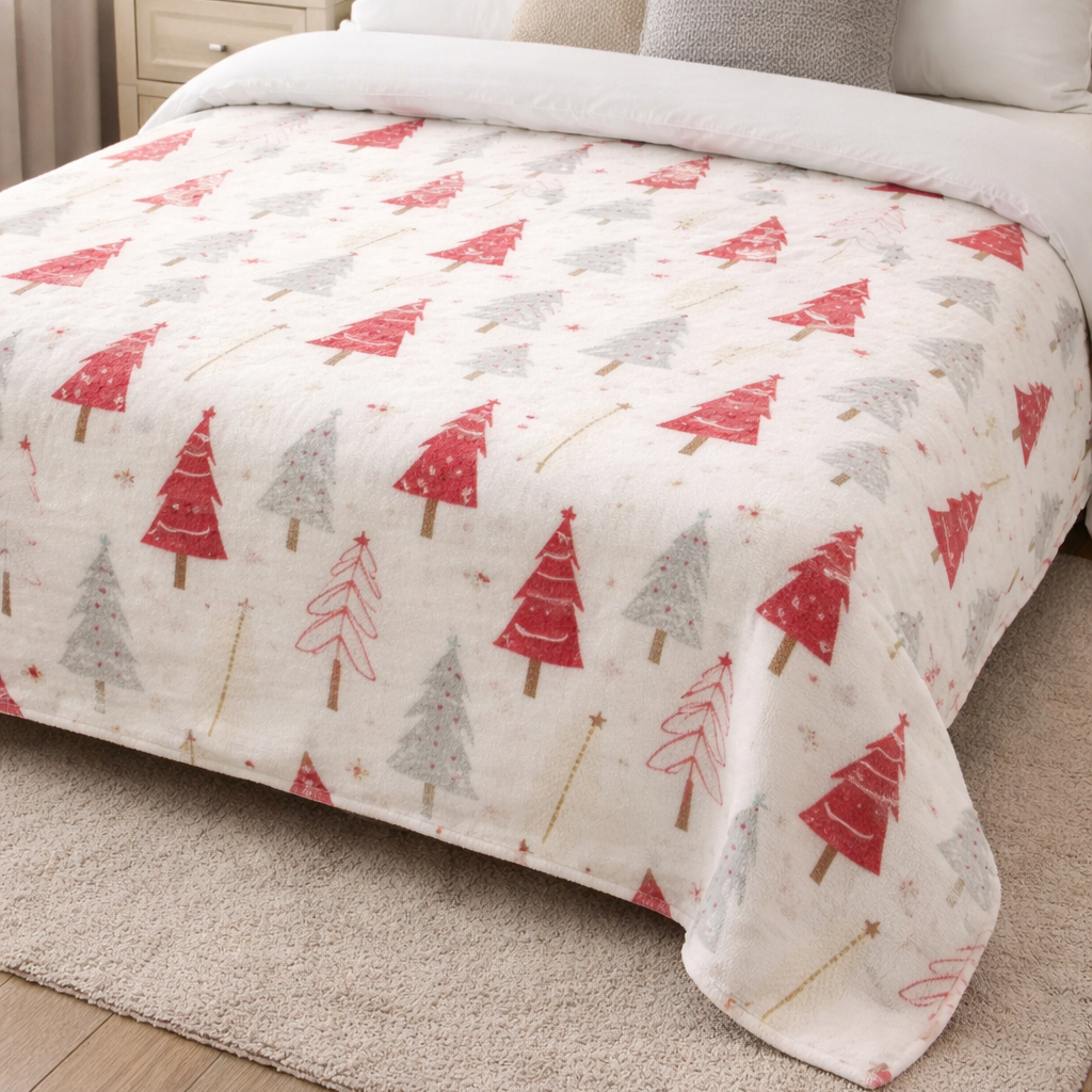 Malini Christmas Trees Throw
