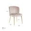 Dining chair Cannon khaki velvet