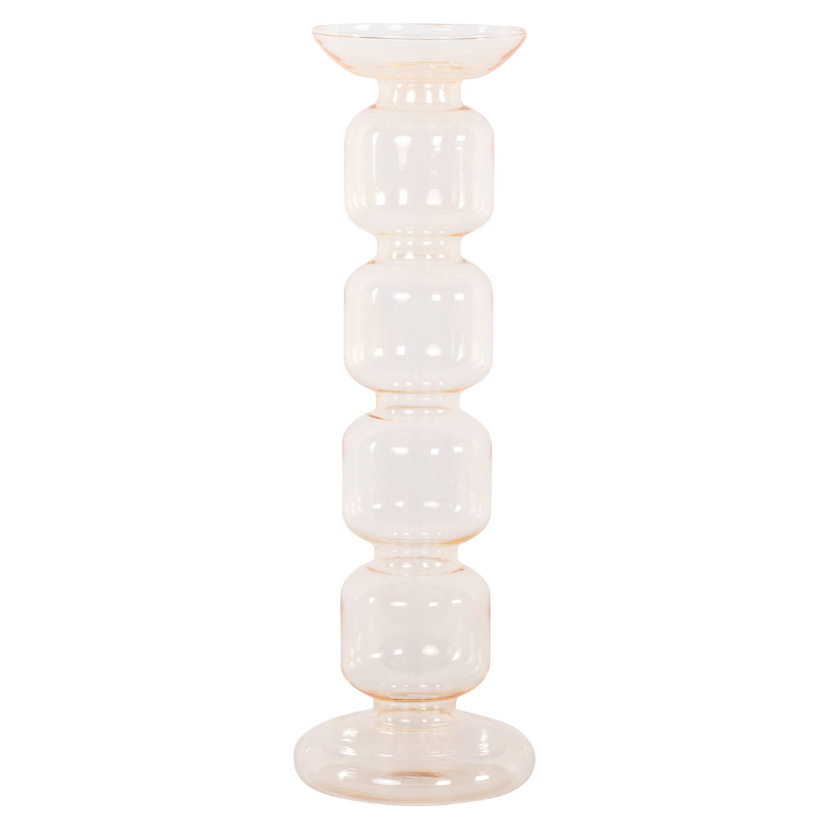 Candle holder Rabia amber medium