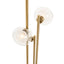Floor lamp Luva brushed gold