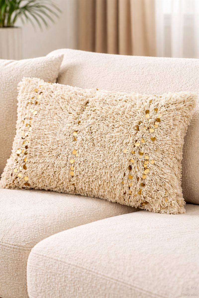 Malini Aziza Natural Cushion