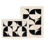 Storage box Flake white (Set of 2)