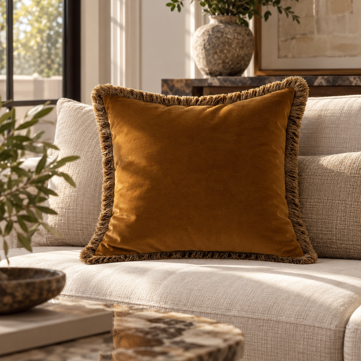 Malini Verona Whiskey Cushion