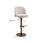 Bar stool Vesper mocca fancy swivel