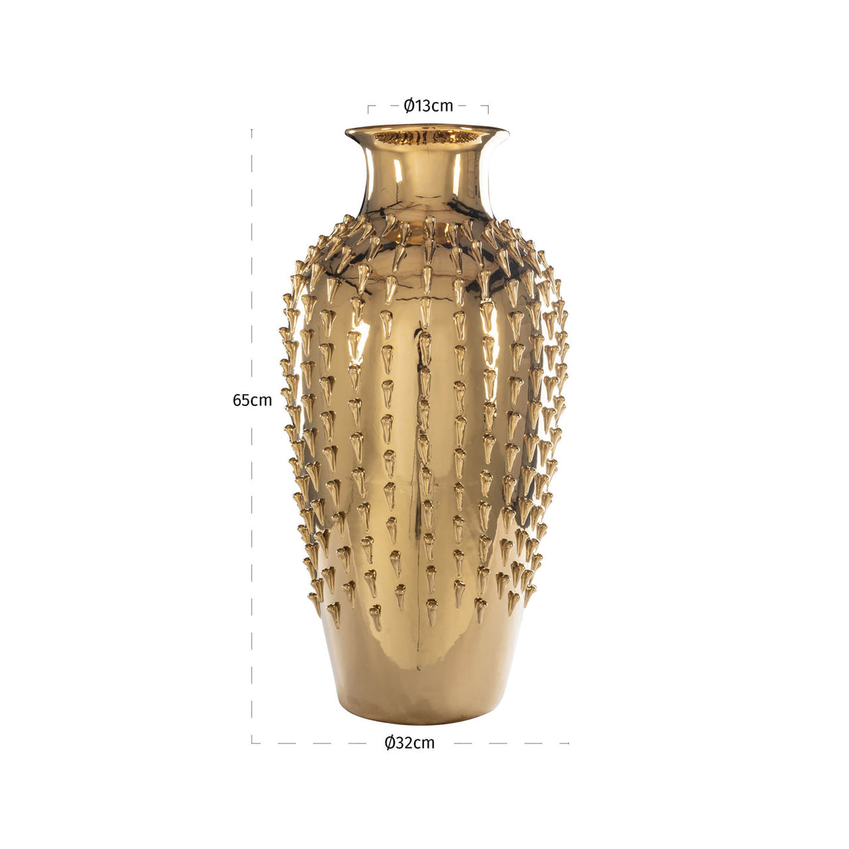 Vase Dania gold